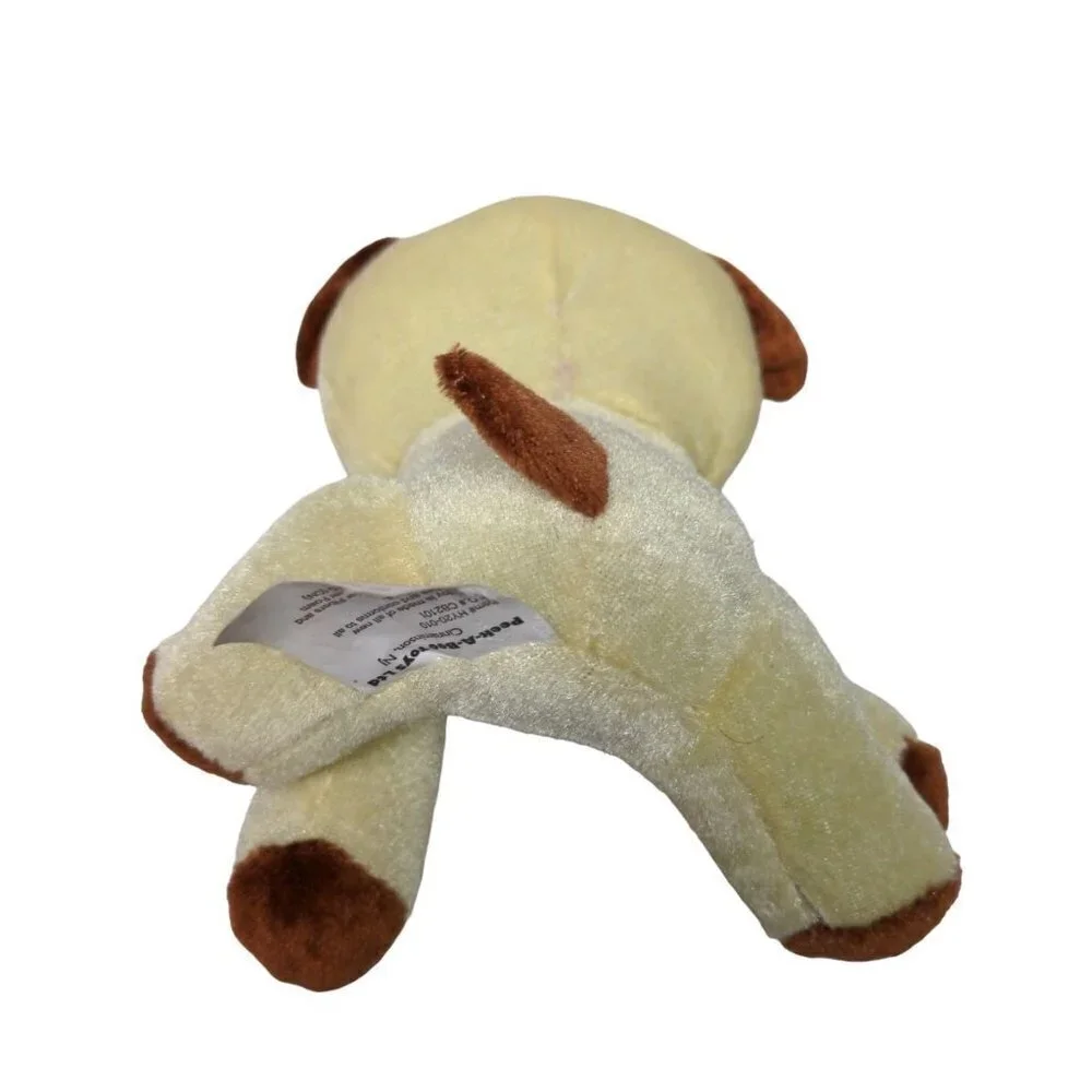 Peek A Boo Toys Puppy Dog Stuffed Animal Plush Brown 7 Inch